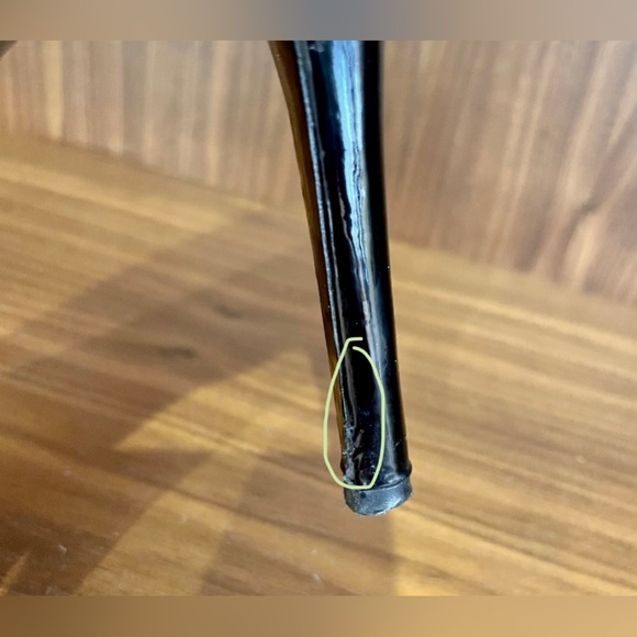 STUART WEITZMAN Platform Patent Leather Pumps 7 Black Terrific Condition - Picture 11 of 12